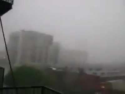 Warning sirens like from a horror movie