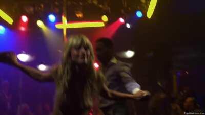 Cameron Richardson nude at a strip club