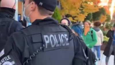 White BLM agitators bringing their kids to occupy KING5 tv-station to interrupt broadcasts