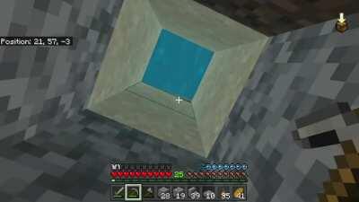 Oh, I’m at the surface. Oh, ha, I’m right in front of my boat! Oh....