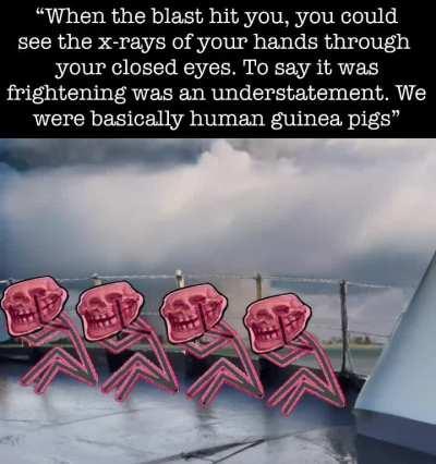 British nuclear Guinea pigs after WW2