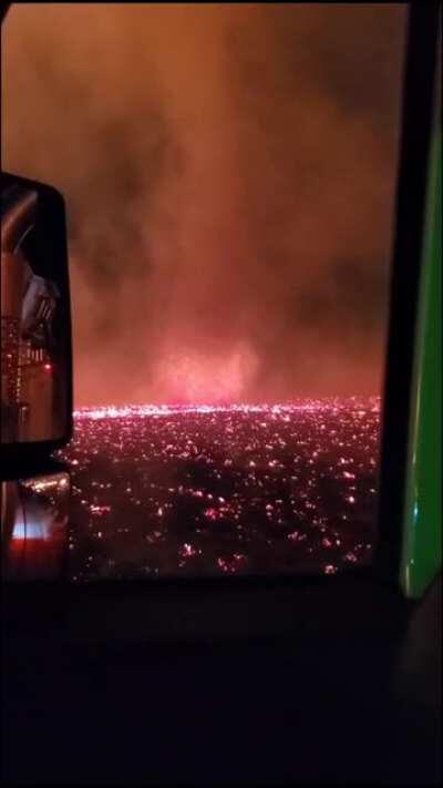 Fire tornado in California