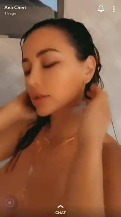 Ana Cheri Nude Shower Teasing Video