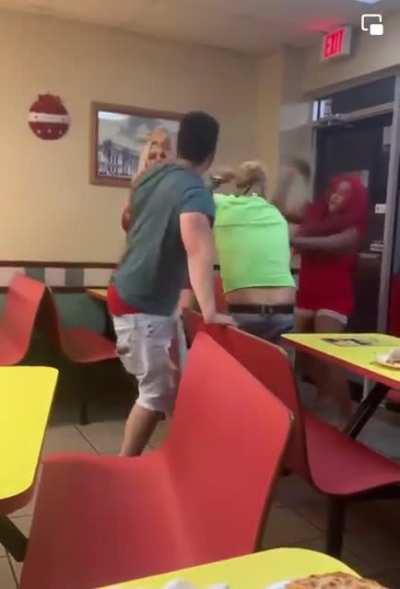 Two transwomen beat up two dudes for insulting them