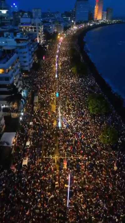 DRONE VIEW OF THE MARINE DRIVES