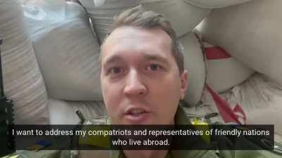 Ukrainian solider suggests to all countries which have territorial claims to Russia to use this moment