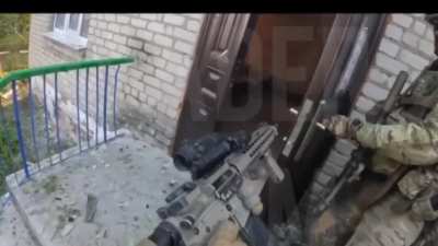 Ukrainian SOF unit cleared a school building in the Kursk region (Russia). August 2024.