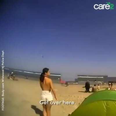 Cop chokes and punches teenage girl in the head after breathalyzer comes up negative