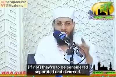 sheikh explains enslaving a married woman in islam