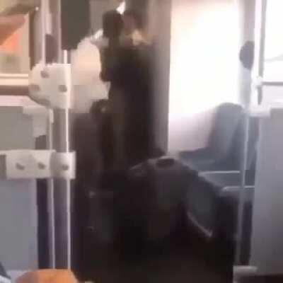 Fighting some invinsible demon below