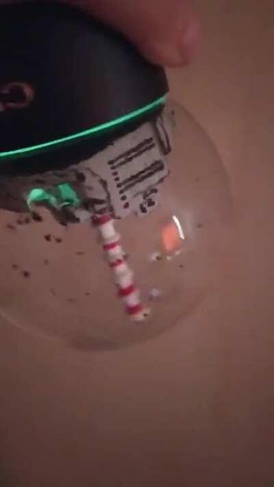 Chernobyl snow globe.