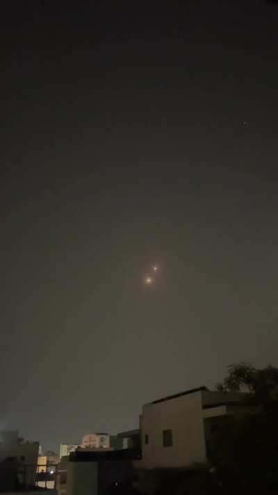 Interceptions over Rishon Lezion last night.