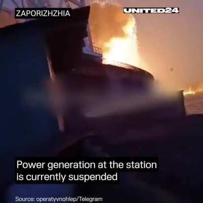 The Russians targeted the largest hydroelectric power plant in Ukraine with missiles