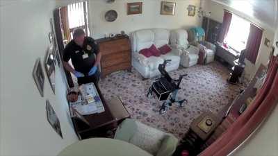 Paramedic steals £60 from a patient and looks up to see a camera.