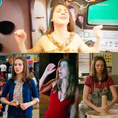 Alison Brie being the queen of suggestive gestures