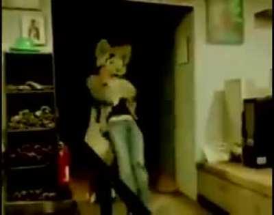 Human gets kidnapped by unknown creature