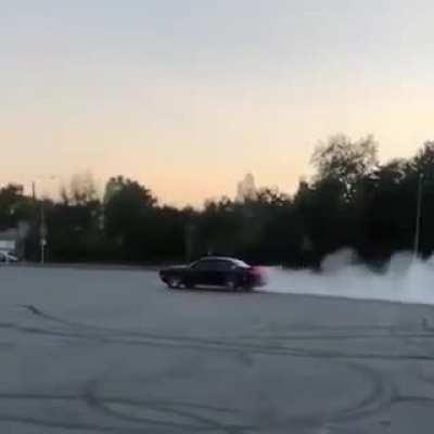 Did the car burst into flames?