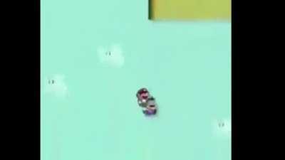 Luigi vermelho arrombado