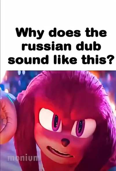 Sonic movie 3 russian dub 🗿