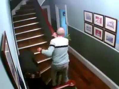 Walking up stairs while drunk