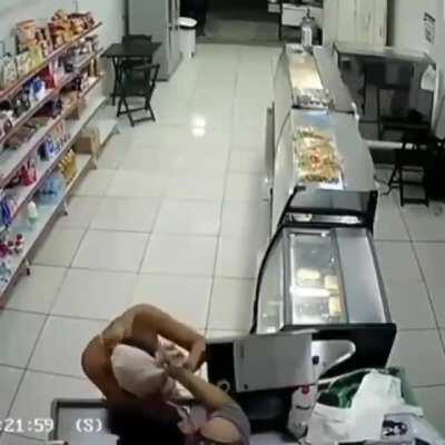 To rob a small store