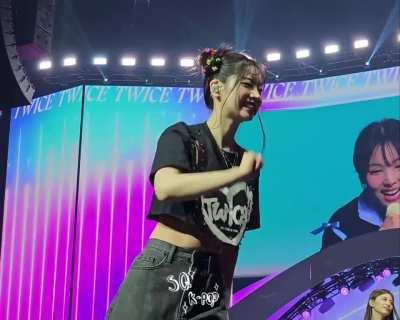 230629 (CDT) - Dahyun is the cutest when she has space buns ( and when she goes âð¬)