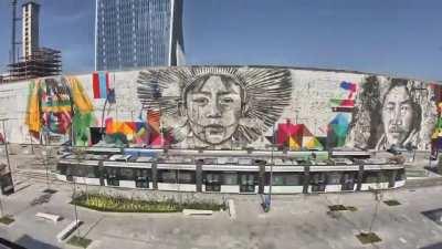 Huge mural in Rio de Janeiro