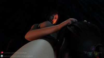 Lara captured by tifa (The Rope Dude)