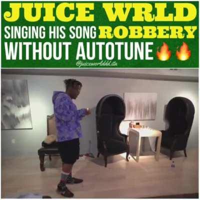 Juice didn’t even need auto tune