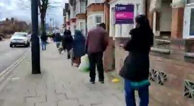 This is shameful and heart breaking. Video from London's community kitchen.