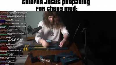 How Griefer Jesus prepares for Chaos