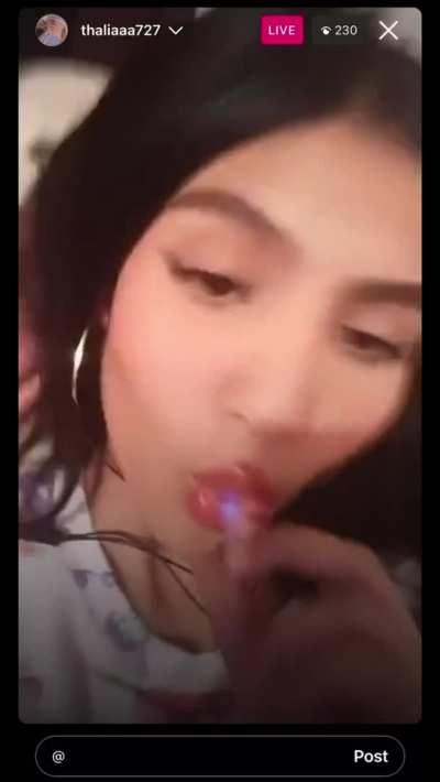 @thaliaaa727 IG Live Clip (2)