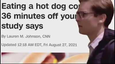 Spiderman Takes 30 minutes to eat a hotdog (not mine)