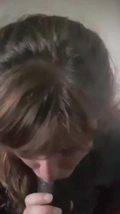 White Women With Boyfriend Sucks Big Black Cock