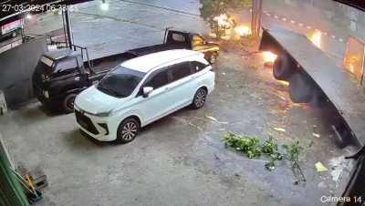 no chance for a motorcyclist