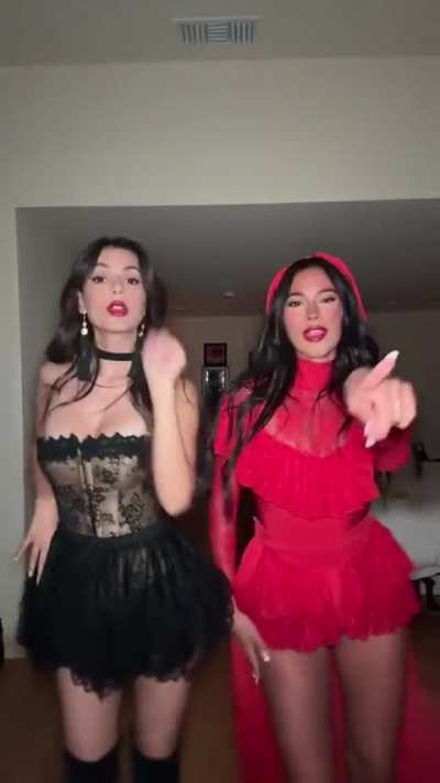 Just 2 girlies excited for Halloween😜 | VicTok 10/14/25