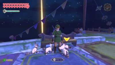 [SS] Link chilling with cats