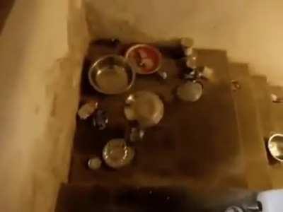 Still quieter than my dad in the kitchen