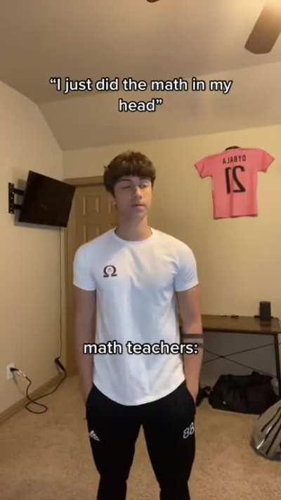 Math teachers do the most sometimes