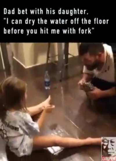 I bet she was prepared! I can tell by the hold of her fork.