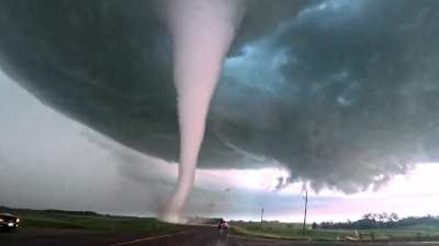 Time-lapse of a tornado