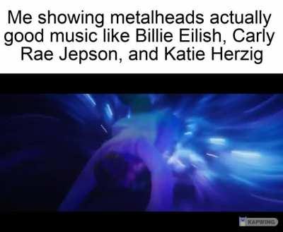 I only listen to real music (pop music)