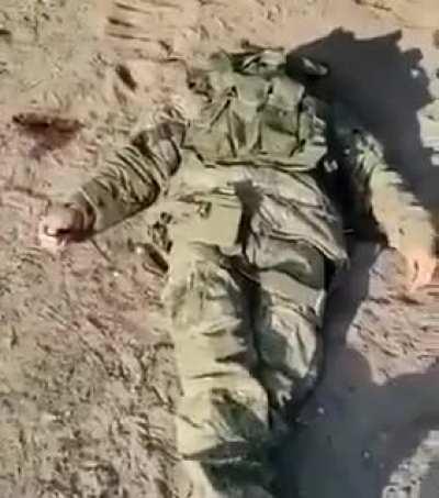 Dead Russian troops with BMP-2 in Hersonskoya Oblast, Ukraine