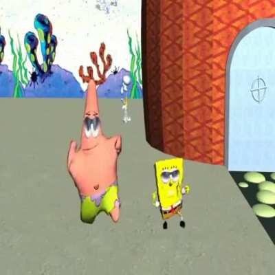 epic moment with spnge and pat 😎😎😎😎