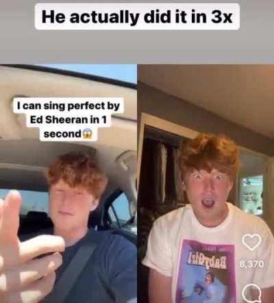 Instagram guy reacts to himself