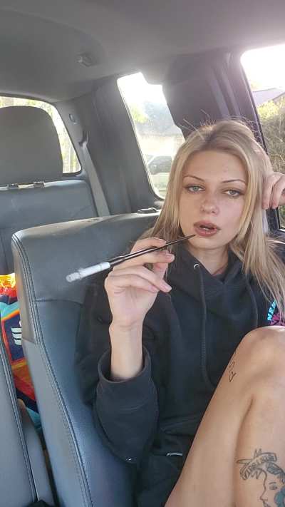 smokey lipstick kisses on your cock, even better my lipstick left a ring