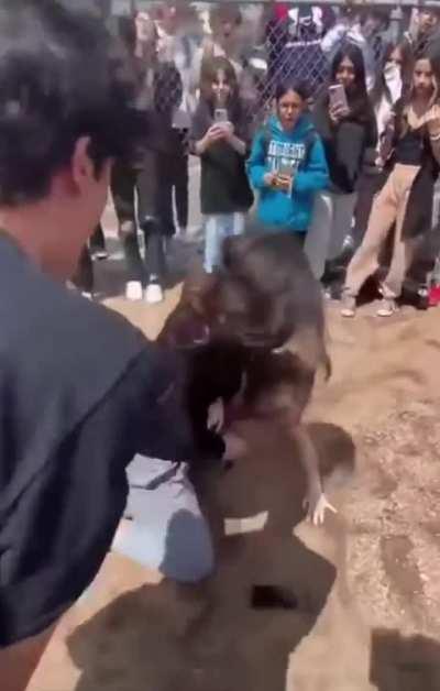 Pajama pants girl bit off more than she could chew