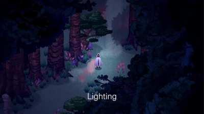 How scenes in Spirit Trail are built - aka. the power of lighting & post processing