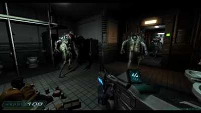 Happy Halloween! REVENANT PARTY IN DA DOOM 3 BATHROOM