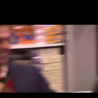 (Laughing vigorously)